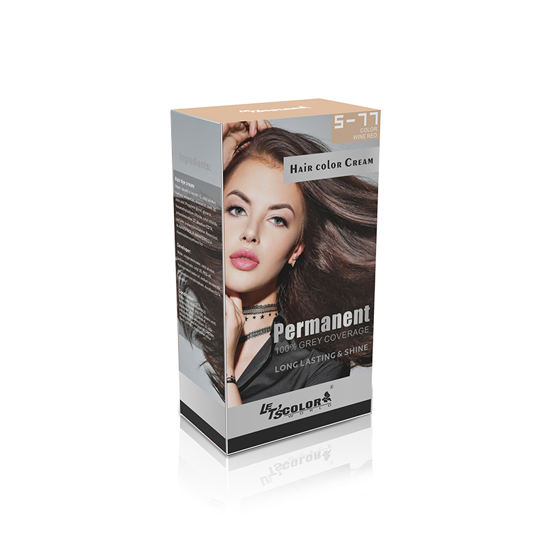 Nougat Brown No Irritation Hair Color Cream para uso personal