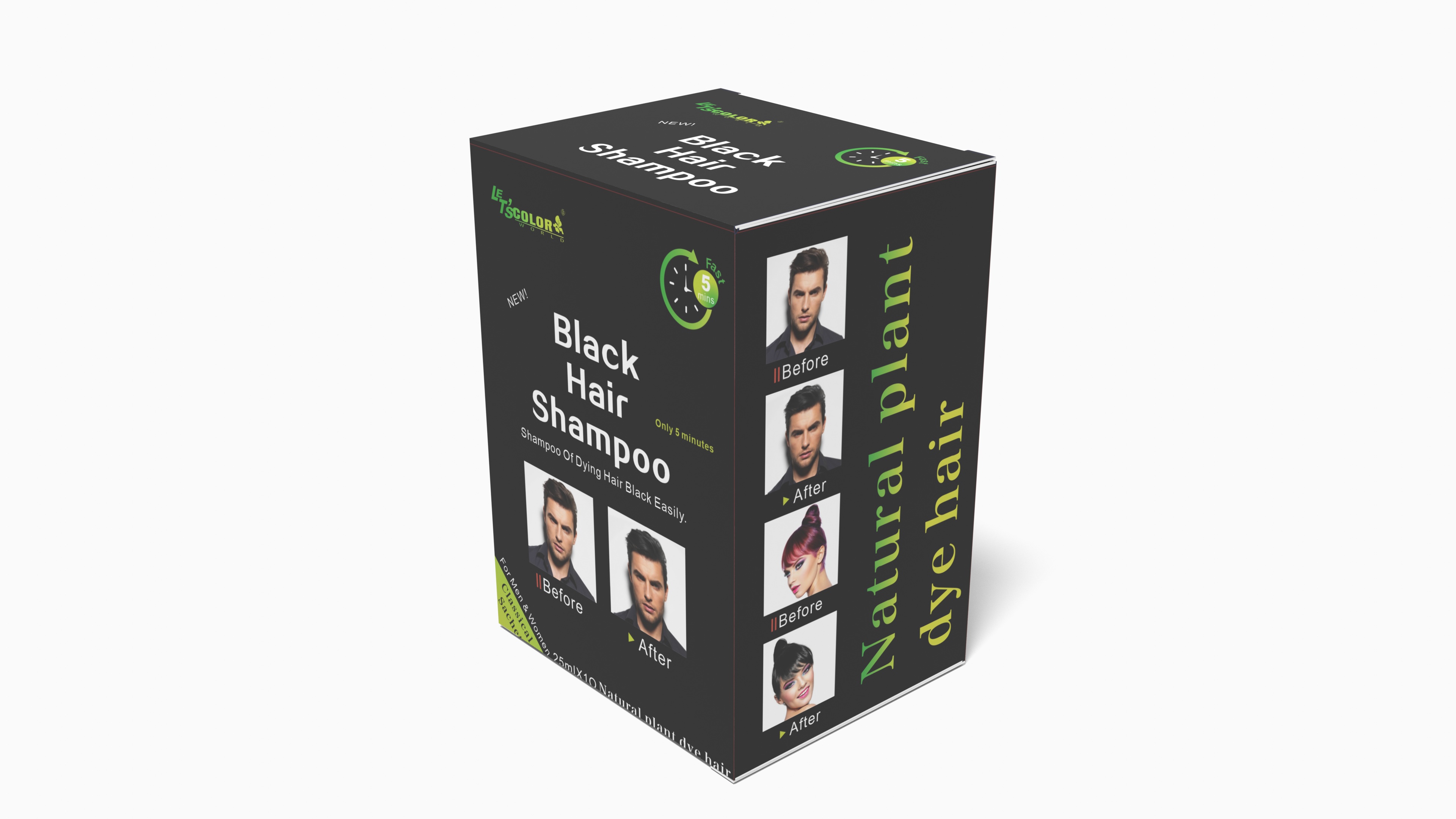 Champú Black Locking Men's Hair Color